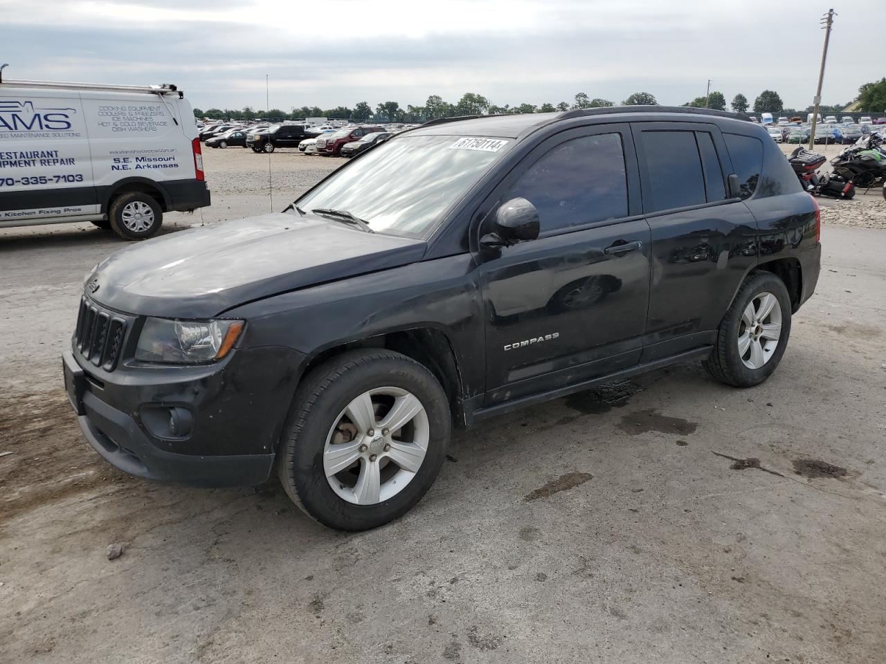 2017 Jeep Compass Latitude VIN: 1C4NJDEB6HD121589 Lot: 61750114