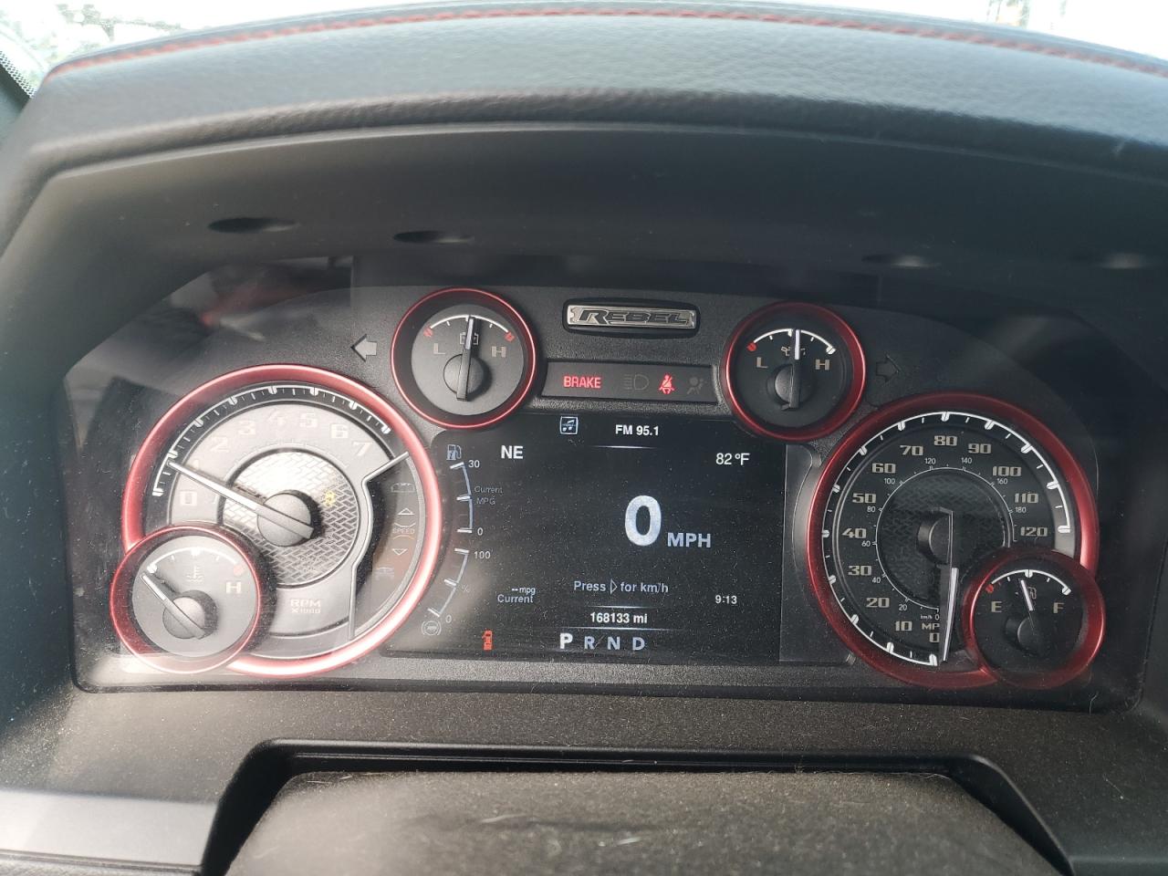 2016 Ram 1500 Rebel VIN: 1C6RR7YT2GS121655 Lot: 62922334