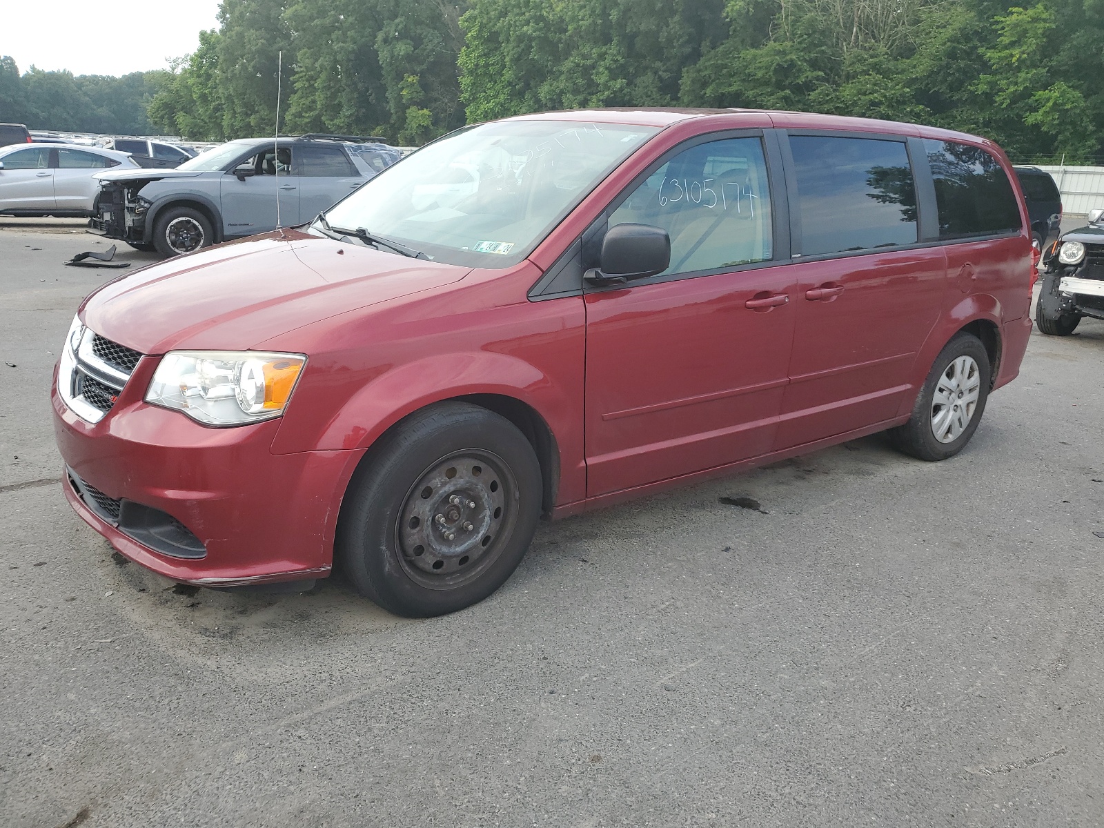 2C4RDGBG7ER130353 2014 Dodge Grand Caravan Se