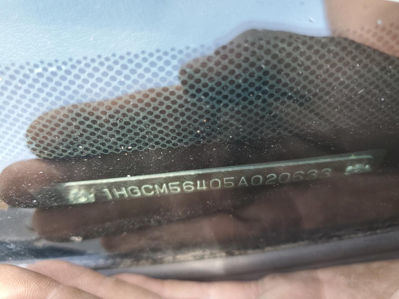 2005 Honda Accord Lx VIN: 1HGCM56405A020633 Lot: 61724704