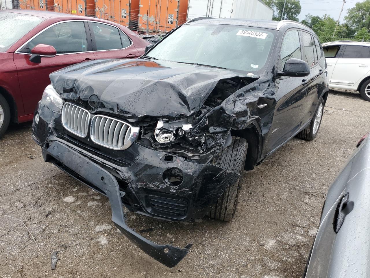 VIN 5UXWX9C57G0D84596 2016 BMW X3 no.1