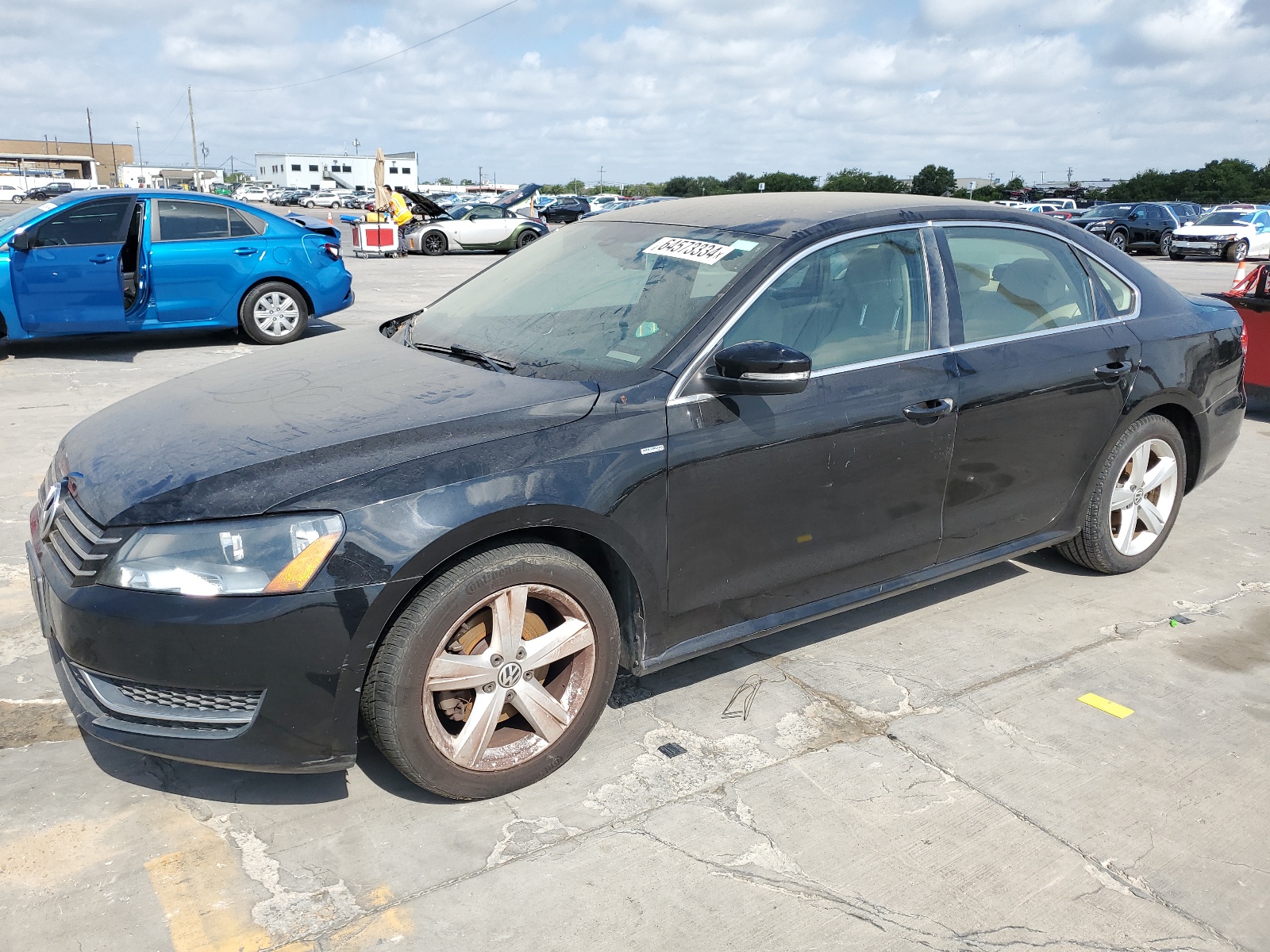 2014 Volkswagen Passat S vin: 1VWAT7A30EC060277