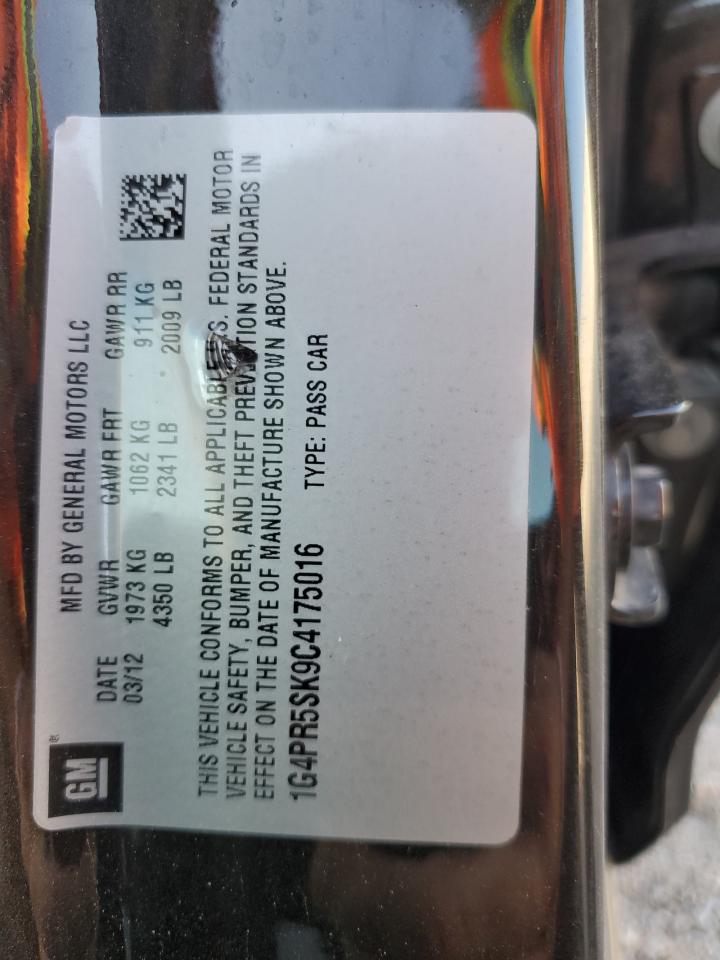 1G4PR5SK9C4175016 2012 Buick Verano Convenience