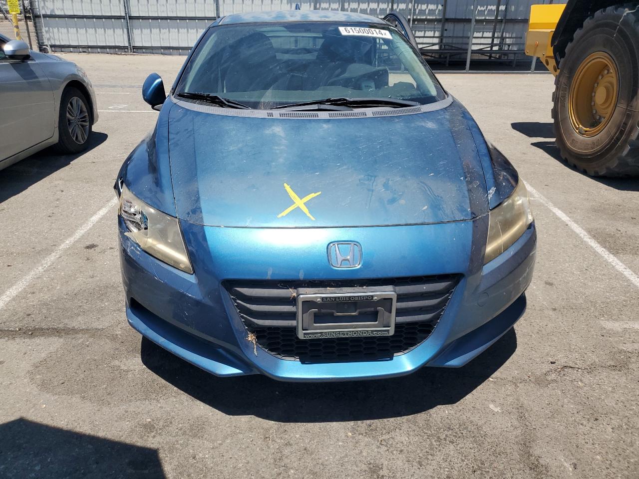 2011 Honda Cr-Z VIN: JHMZF1D44BS012599 Lot: 61500014