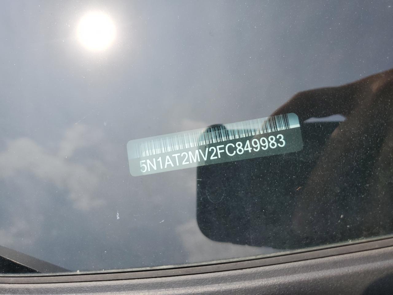 2015 Nissan Rogue S VIN: 5N1AT2MV2FC849983 Lot: 64147454