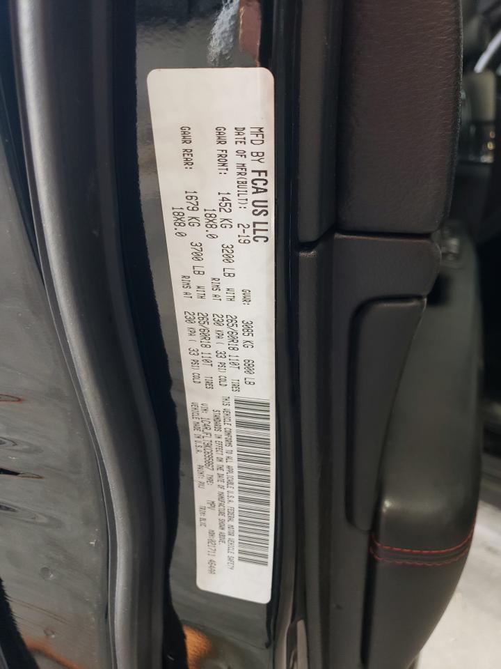 2019 Jeep Grand Cherokee Trailhawk VIN: 1C4RJFLT9KC695867 Lot: 61167334