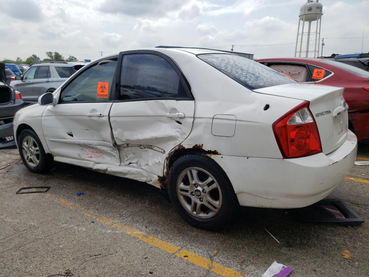 2005 Kia Spectra Lx VIN: KNAFE121155107332 Lot: 62520764