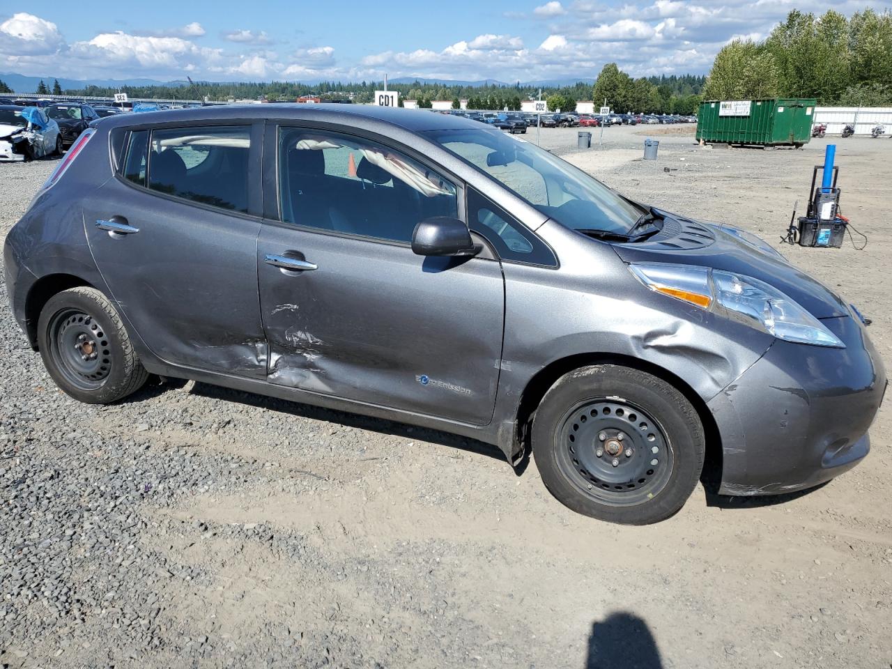 2017 Nissan Leaf S VIN: 1N4BZ0CP6HC308863 Lot: 61518014