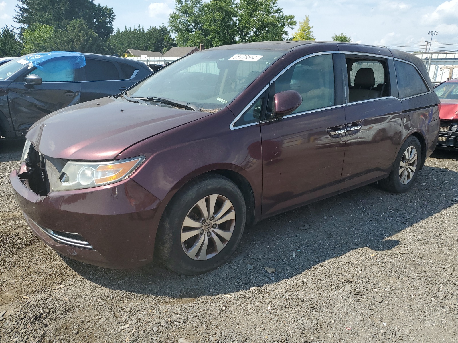 2014 Honda Odyssey Exl vin: 5FNRL5H68EB125857