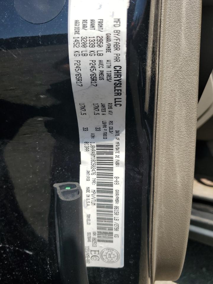 2008 Jeep Grand Cherokee Laredo VIN: 1J8HR48M18C502476 Lot: 64637444