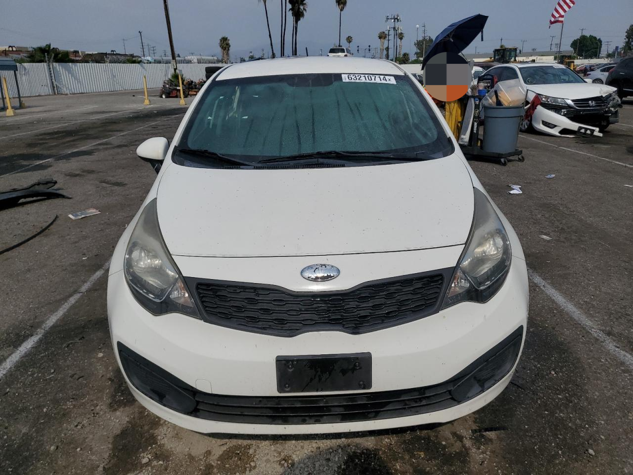 2014 Kia Rio Lx vin: KNADM4A35E6342745