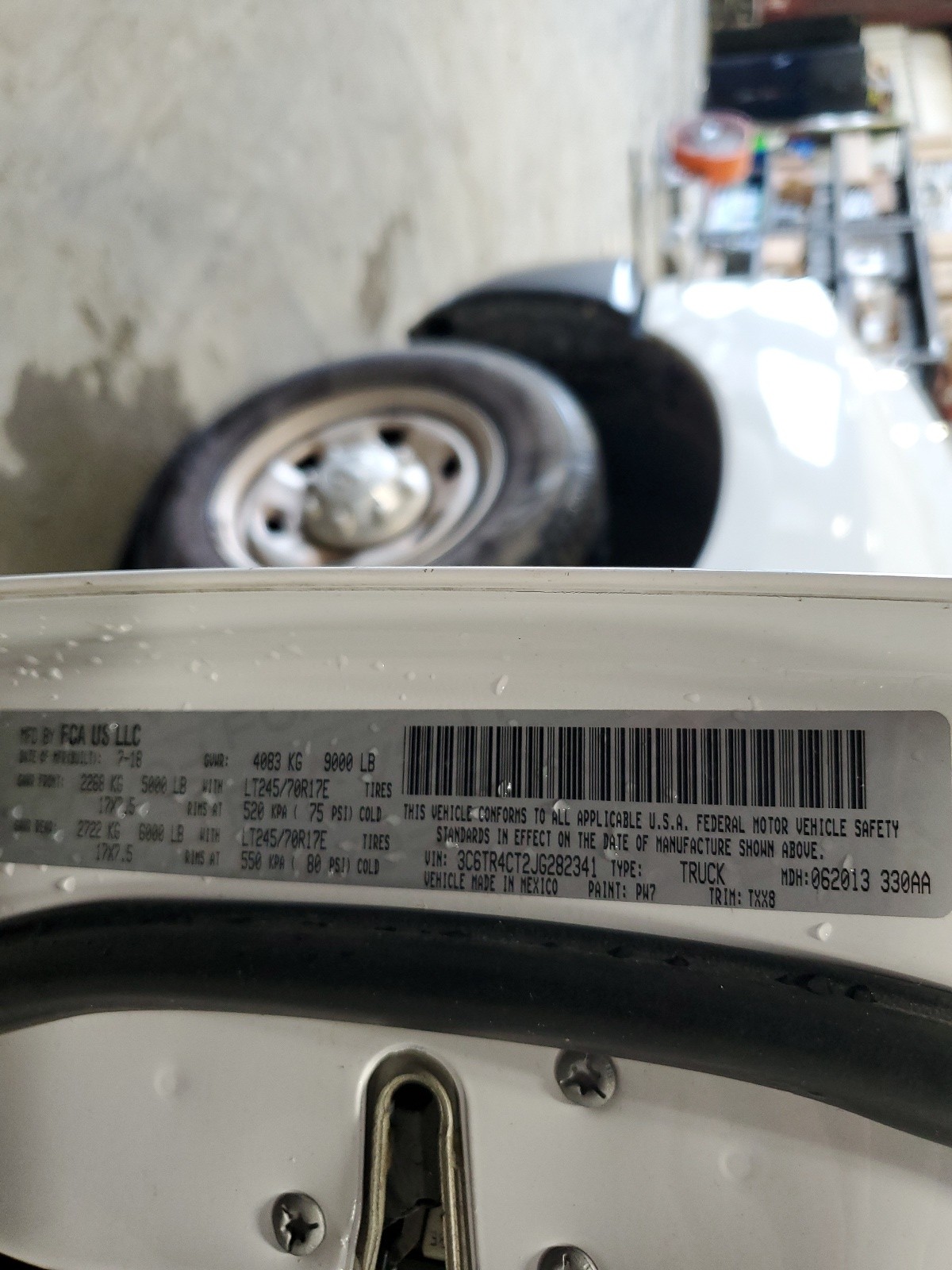 3C6TR4CT2JG282341 2018 Ram 2500 St