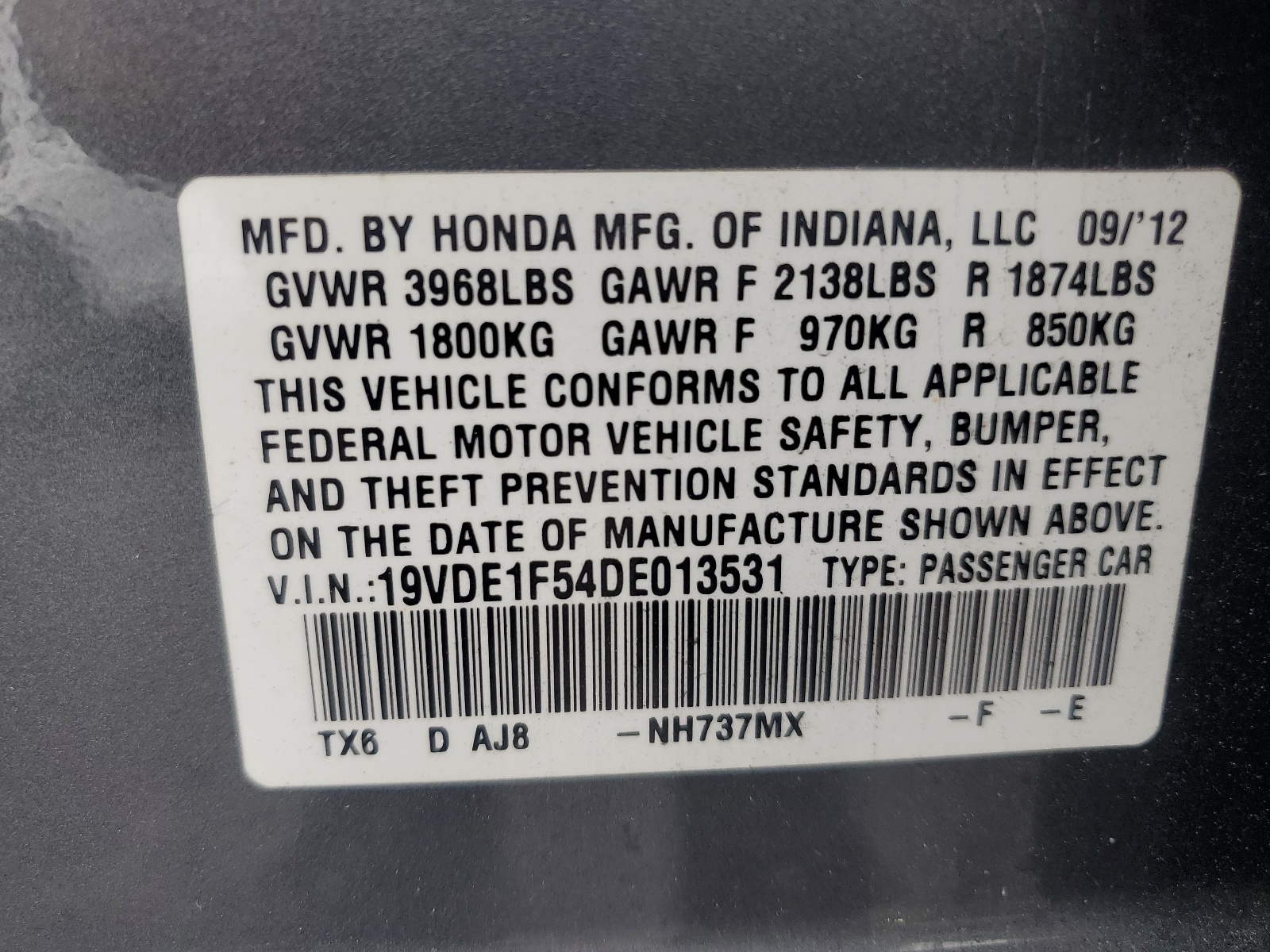19VDE1F54DE013531 2013 Acura Ilx 20 Premium