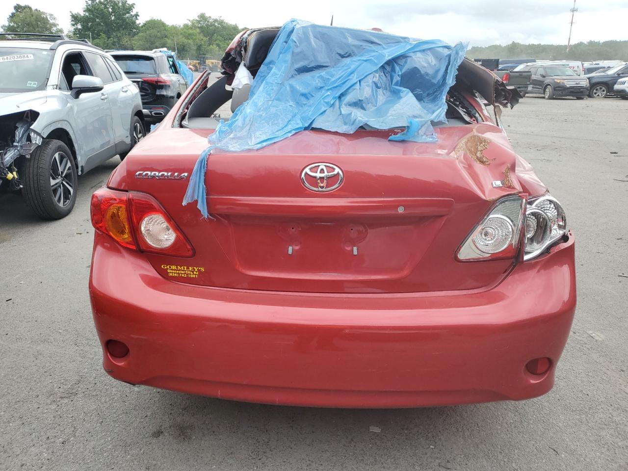 2009 Toyota Corolla Base VIN: 2T1BU40E29C125181 Lot: 64939804