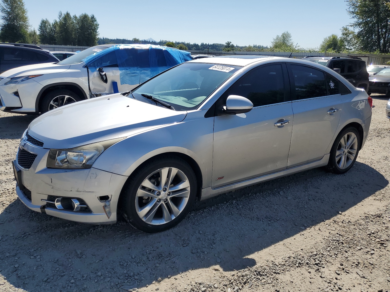 2013 Chevrolet Cruze Ltz vin: 1G1PG5SB1D7171108