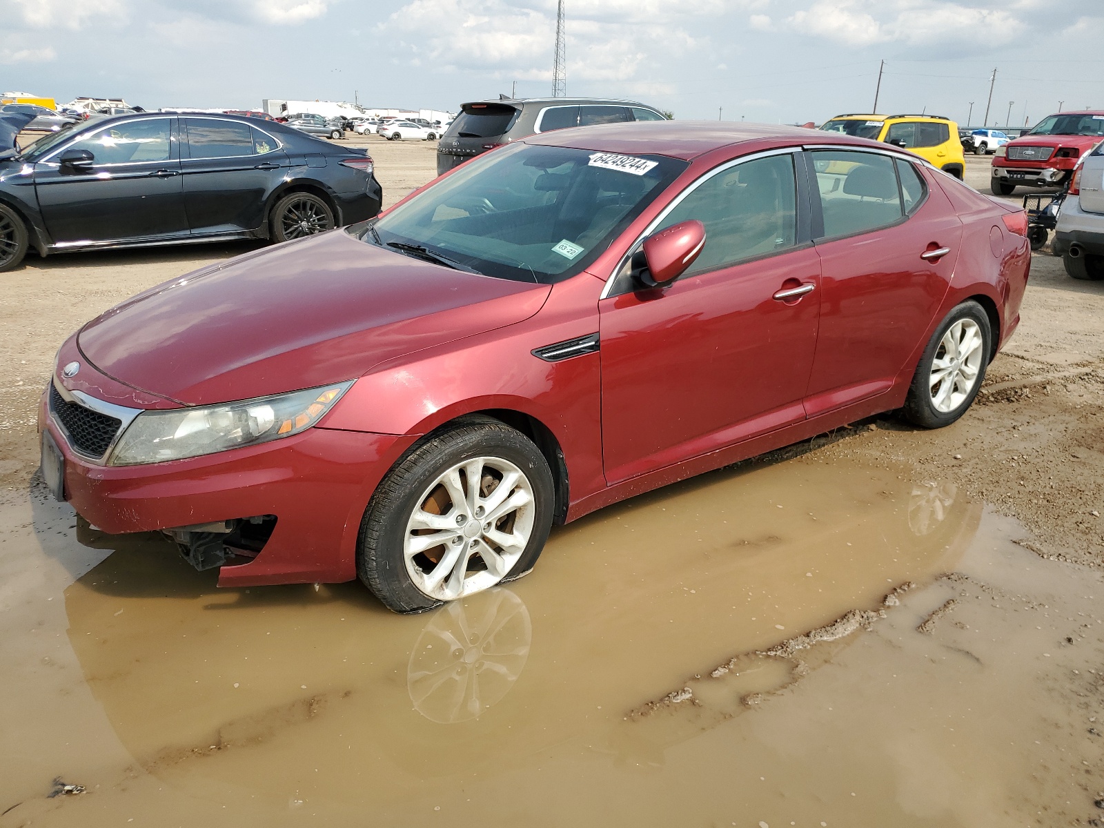 2013 Kia Optima Lx vin: 5XXGM4A77DG172388