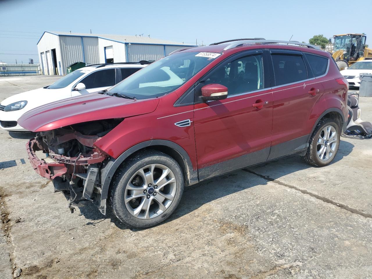 2015 Ford Escape Titanium en Venta en Tulsa, OK - Front End