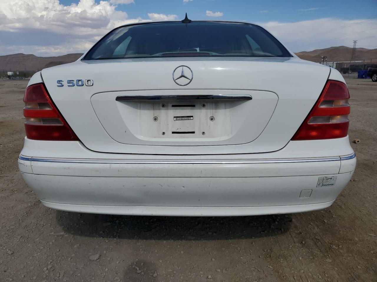 2000 Mercedes-Benz S 500 VIN: WDBNG75J0YA111650 Lot: 63866844