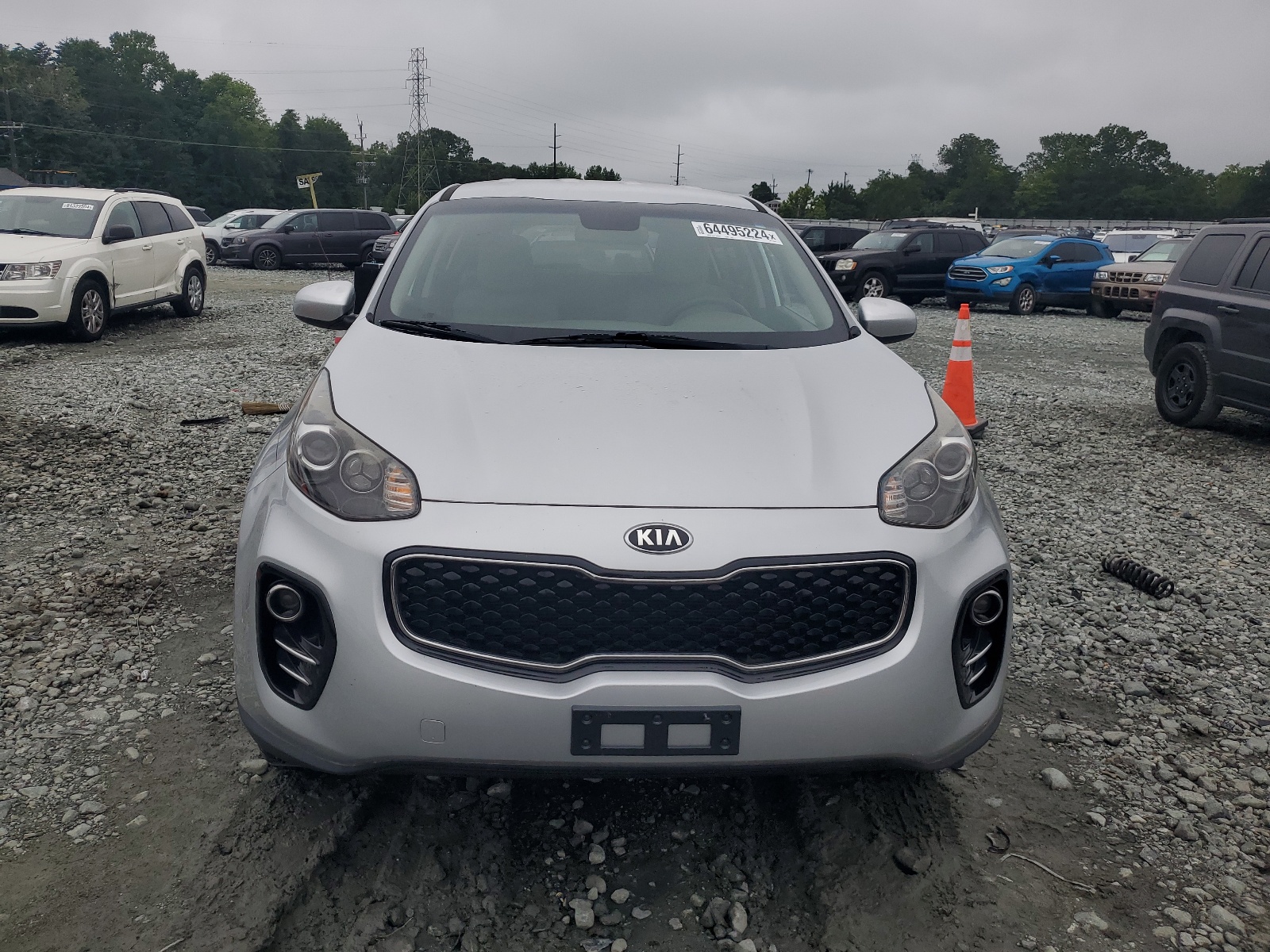 2017 Kia Sportage Lx vin: KNDPMCAC8H7187455