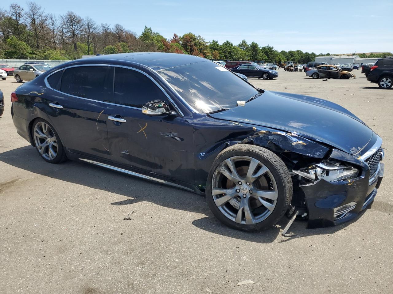 2017 Infiniti Q70L 3.7 VIN: JN1BY1PR6HM210475 Lot: 63503314