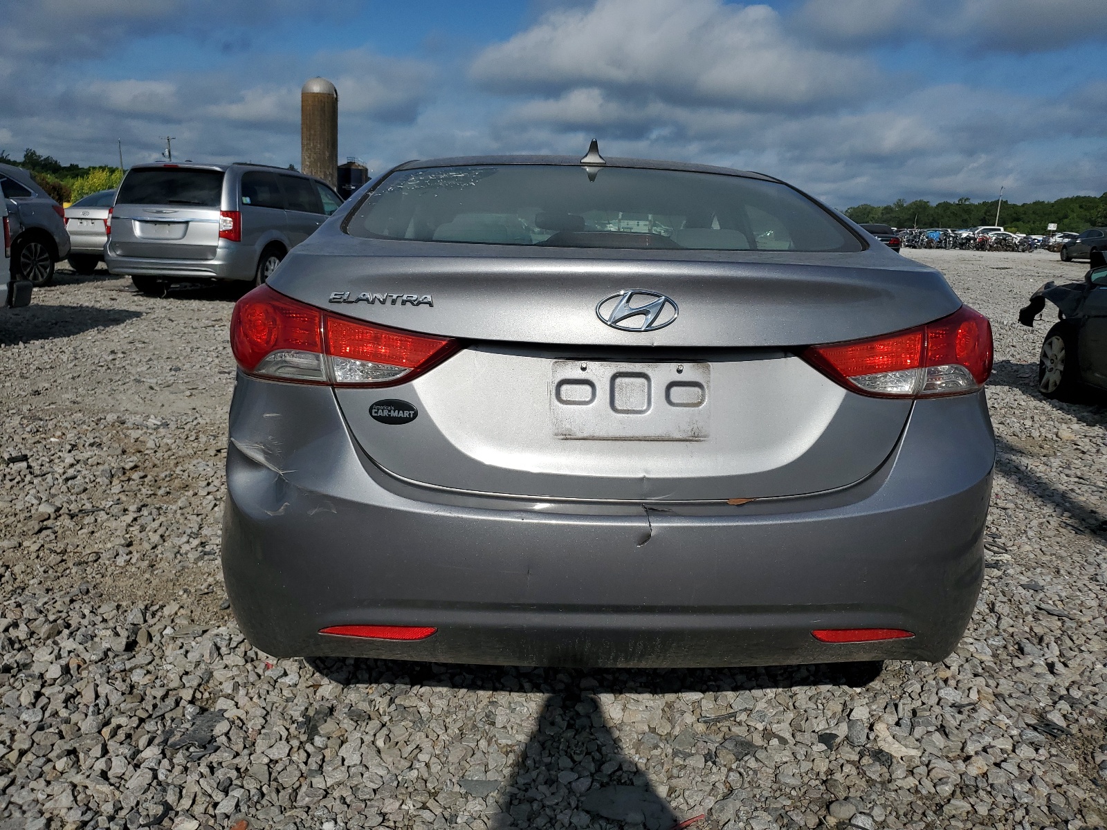 KMHDH4AE9CU266086 2012 Hyundai Elantra Gls