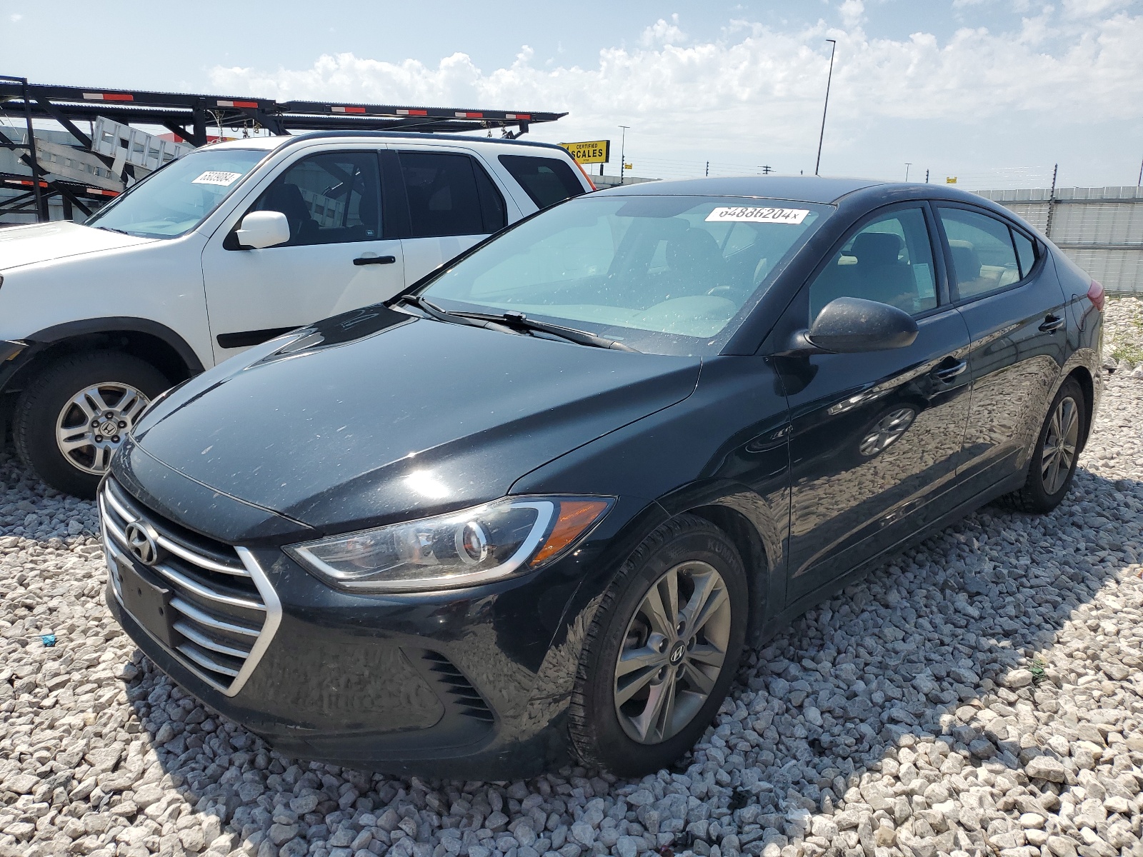 2018 Hyundai Elantra Sel vin: 5NPD84LF1JH323463