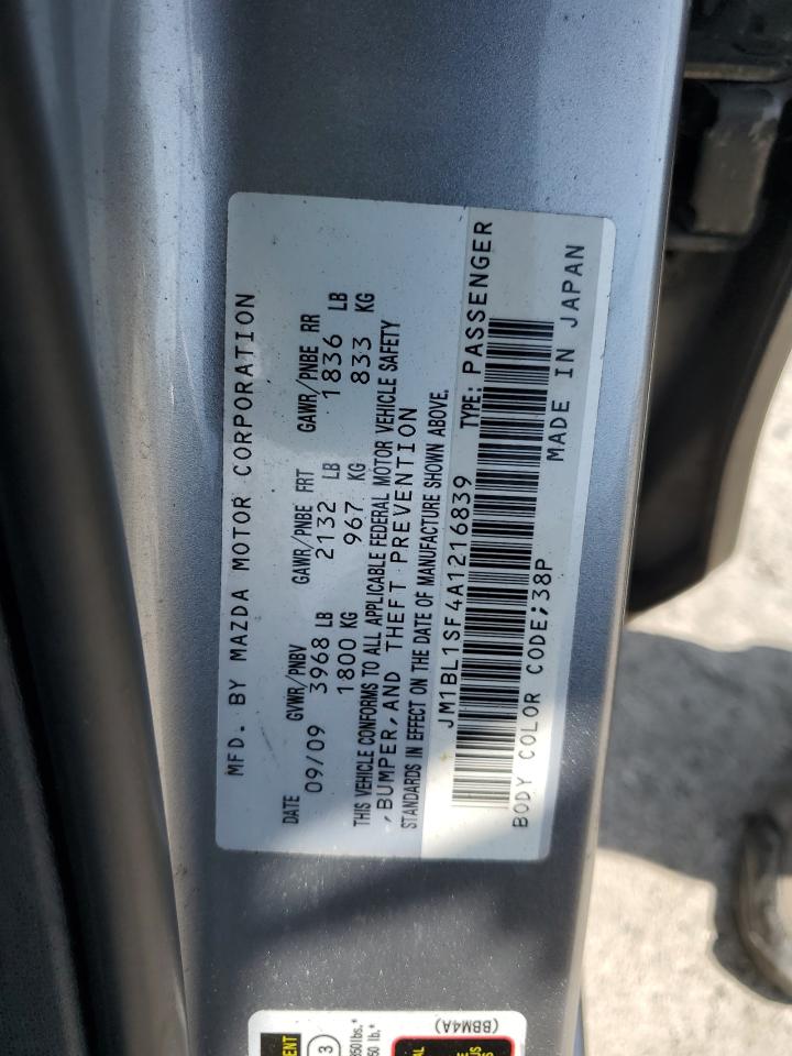 2010 Mazda 3 I VIN: JM1BL1SF4A1216839 Lot: 65378484