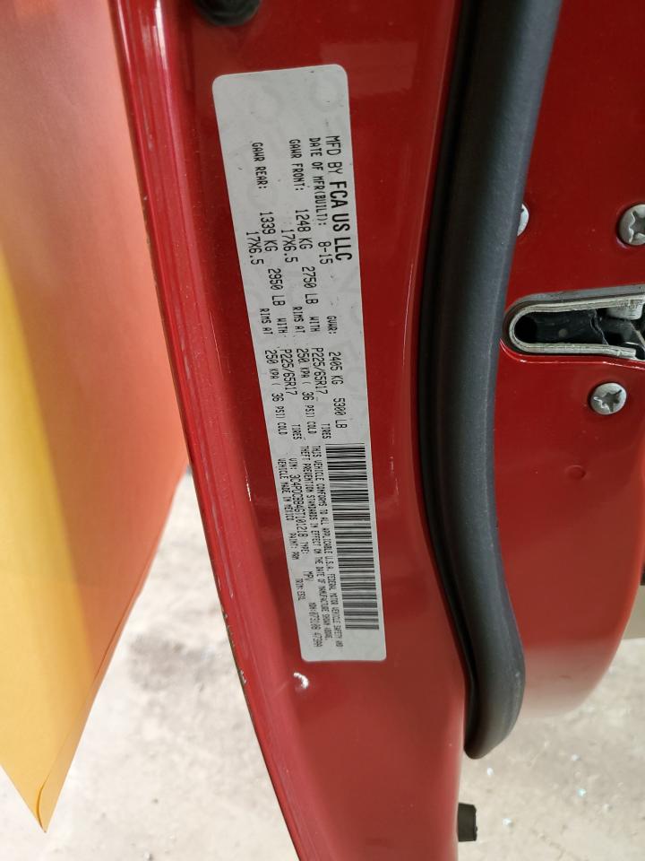 2016 Dodge Journey Sxt VIN: 3C4PDCBB4GT101218 Lot: 60240214