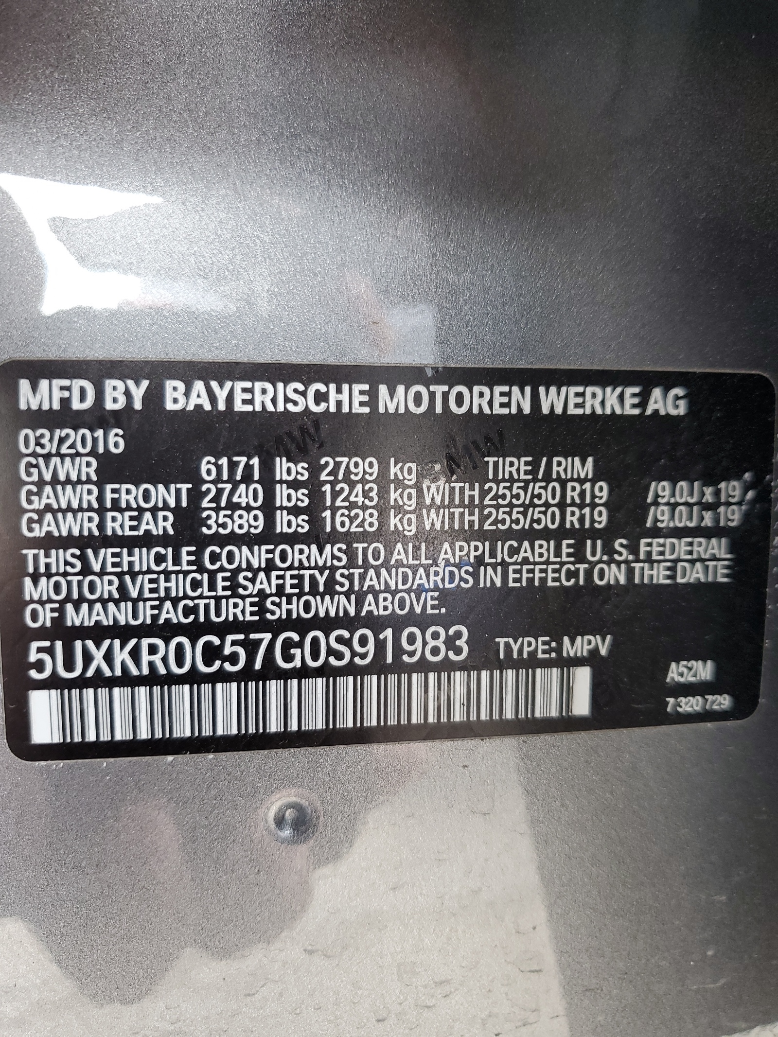 5UXKR0C57G0S91983 2016 BMW X5 xDrive35I