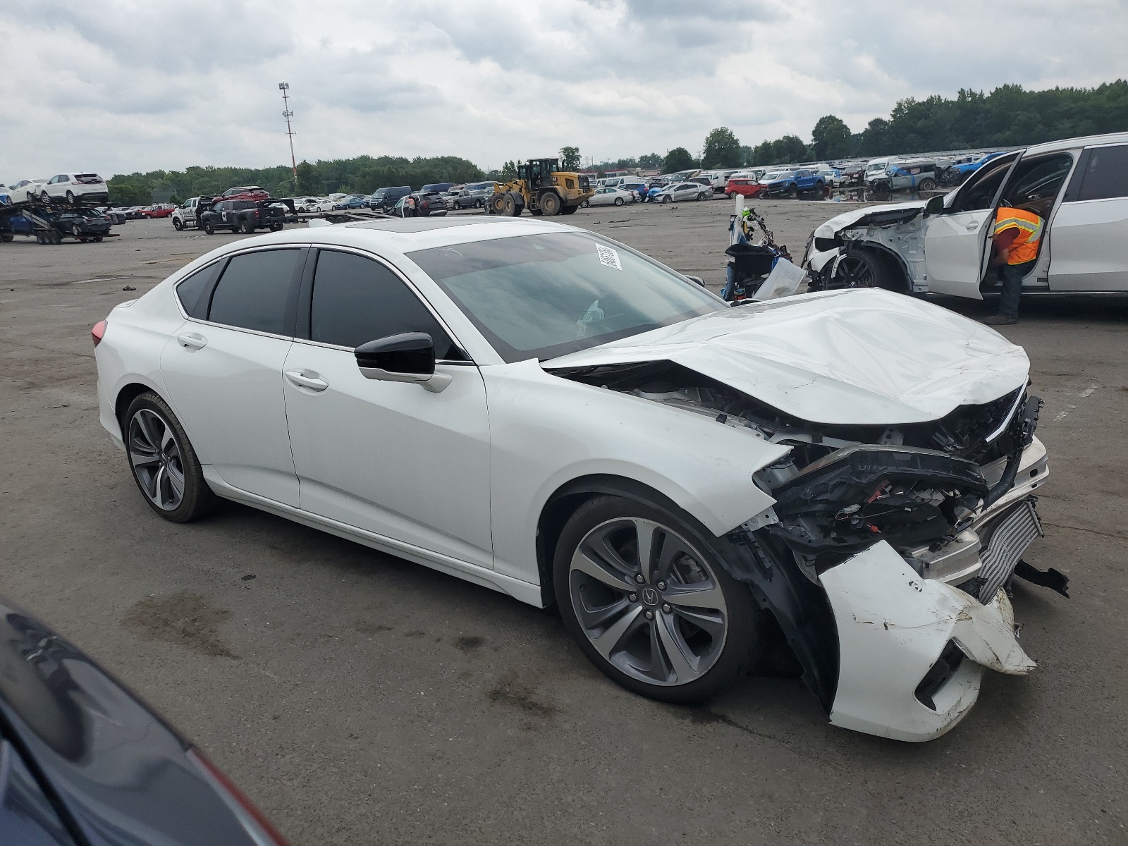 2021 Acura Tlx Advance vin: 19UUB6F68MA005006