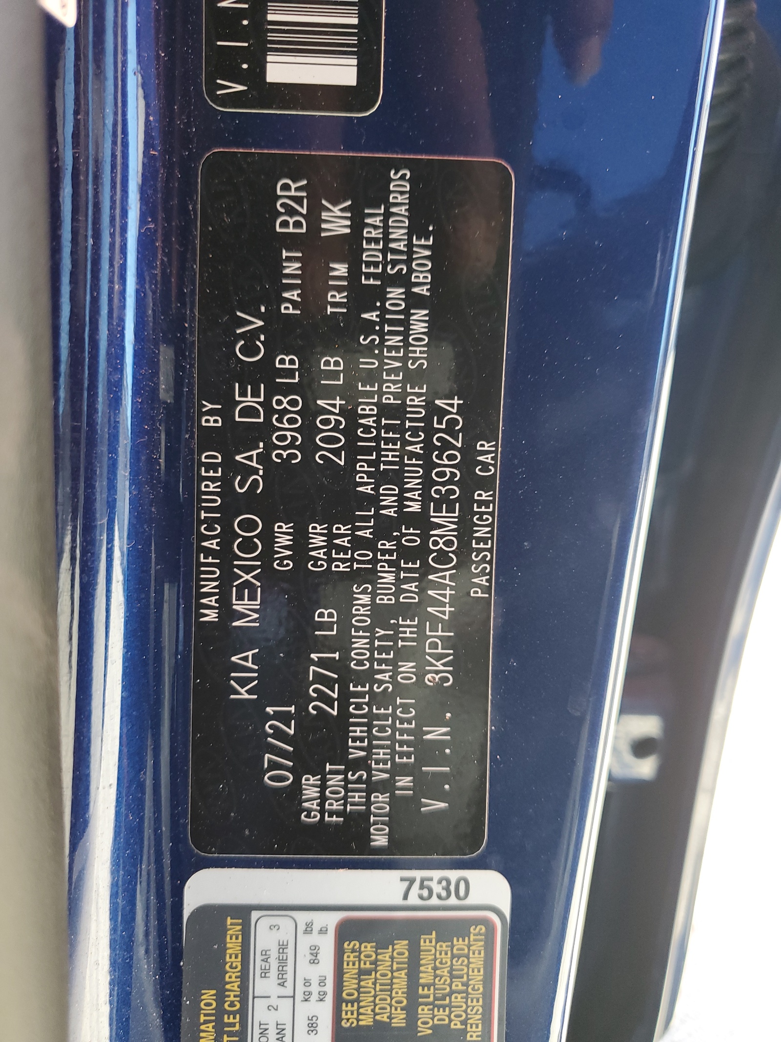 3KPF44AC8ME396254 2021 Kia Forte Gt