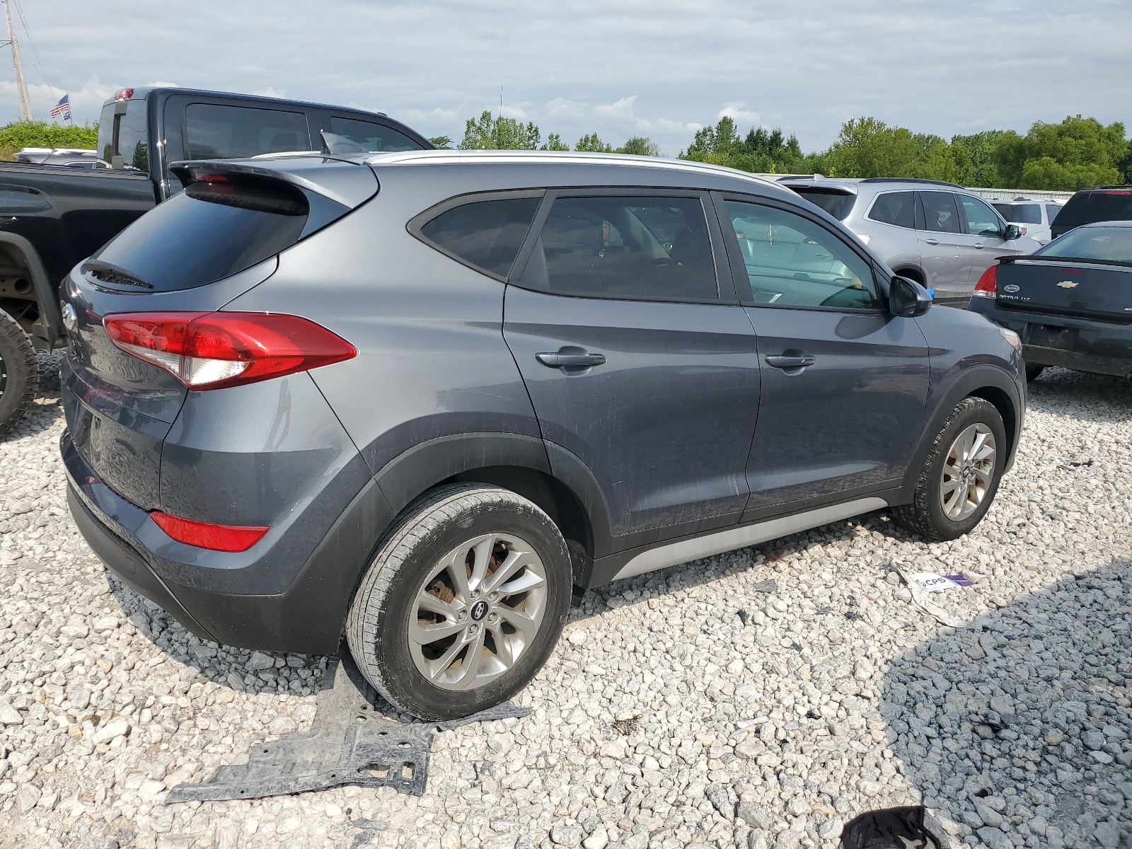 2018 Hyundai Tucson Sel vin: KM8J33A46JU673914