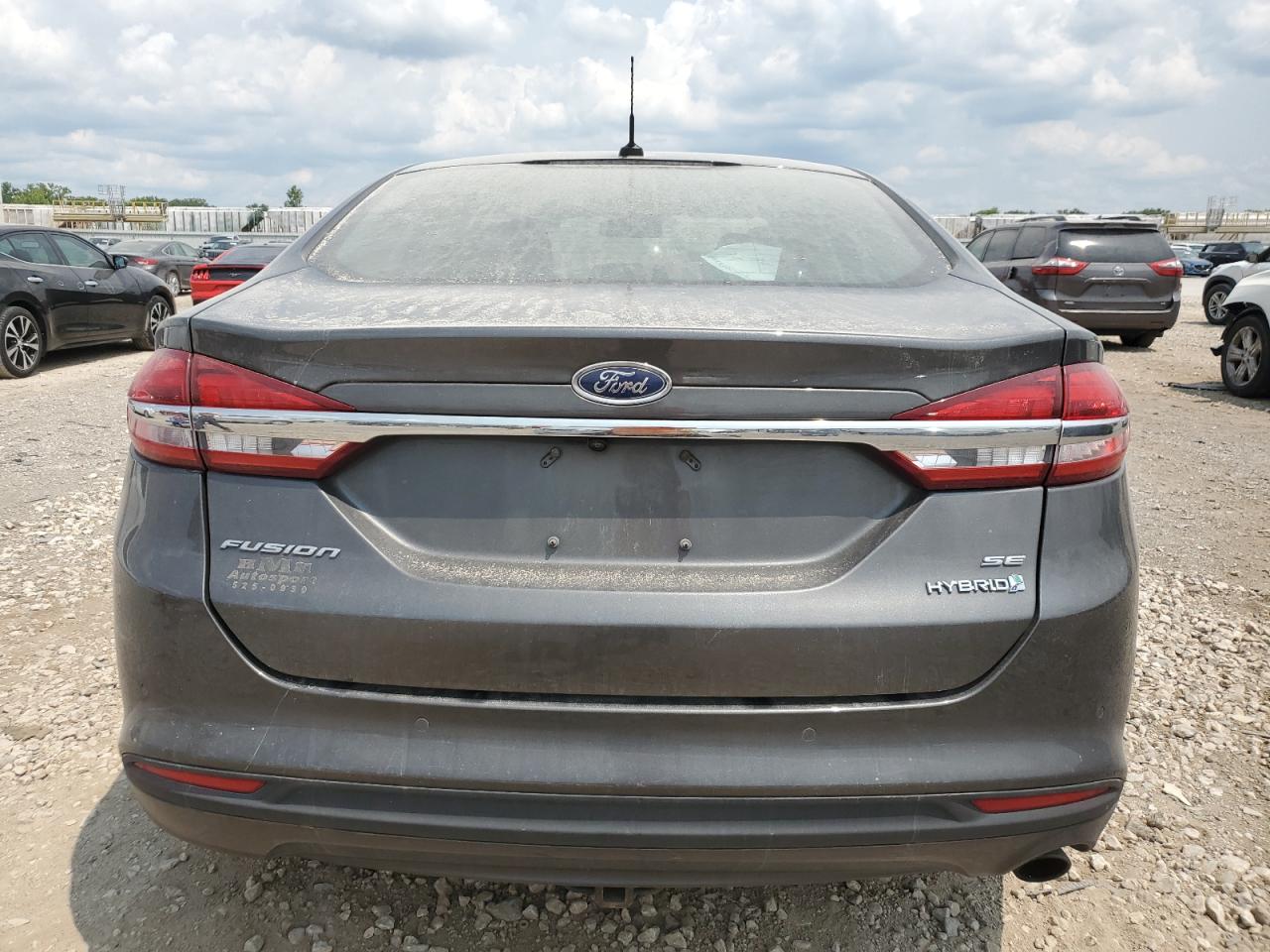 2018 Ford Fusion Se Hybrid VIN: 3FA6P0LU2JR140417 Lot: 64054044