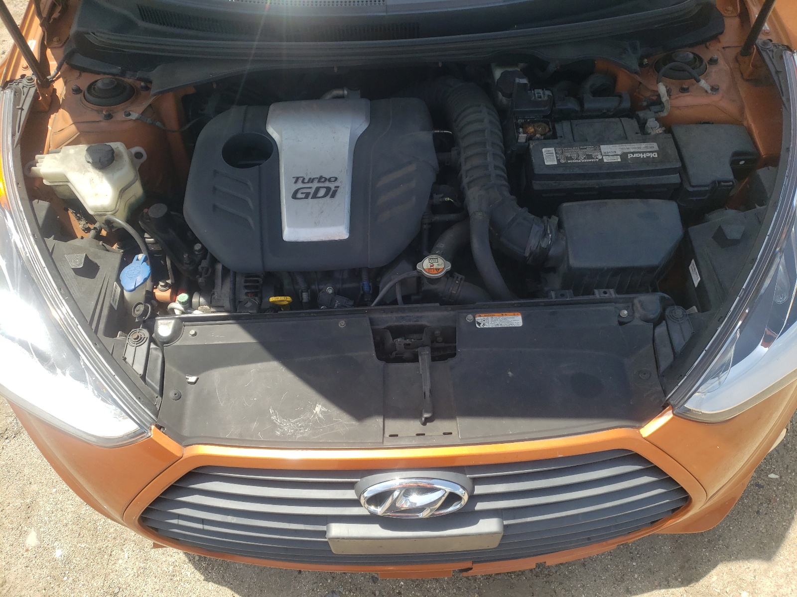 2013 Hyundai Veloster Turbo vin: KMHTC6AE7DU158556