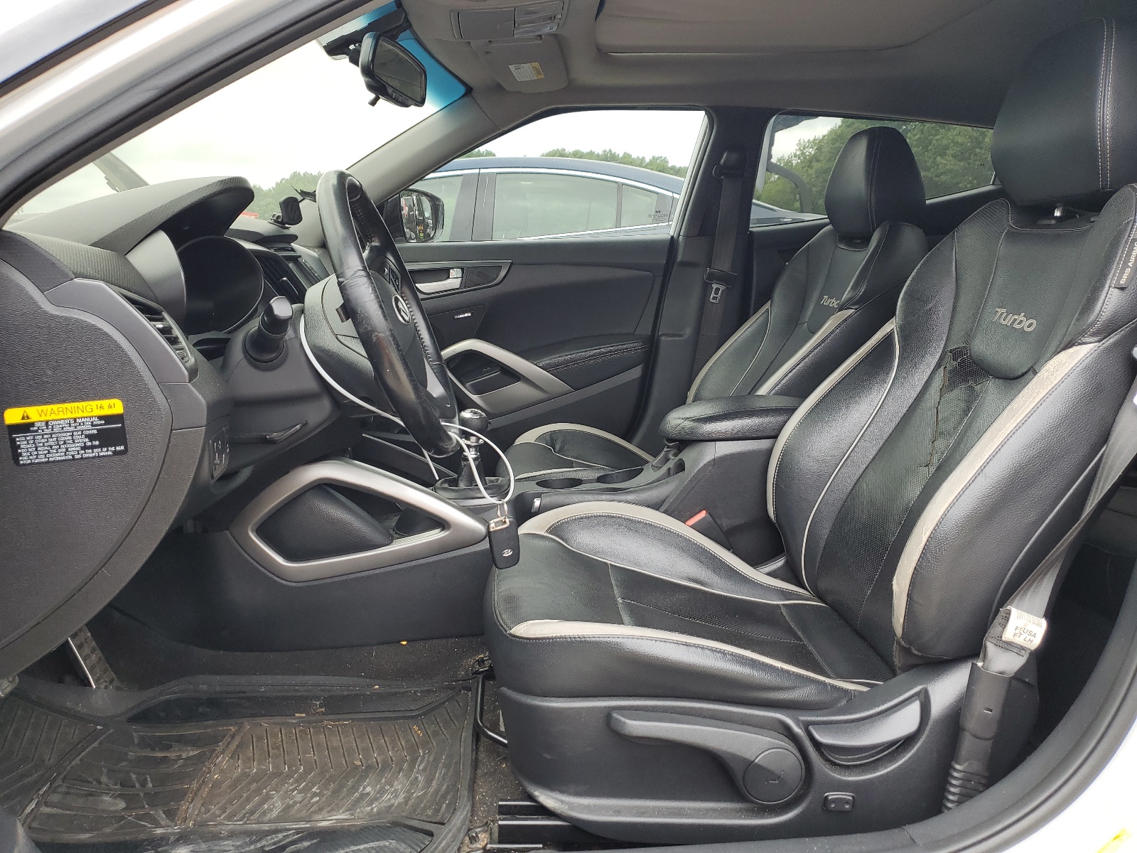 2014 Hyundai Veloster Turbo vin: KMHTC6AE3EU191278