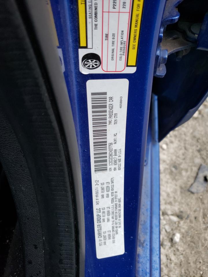 2012 Dodge Avenger Sxt VIN: 1C3CDZCB6CN227756 Lot: 63193154