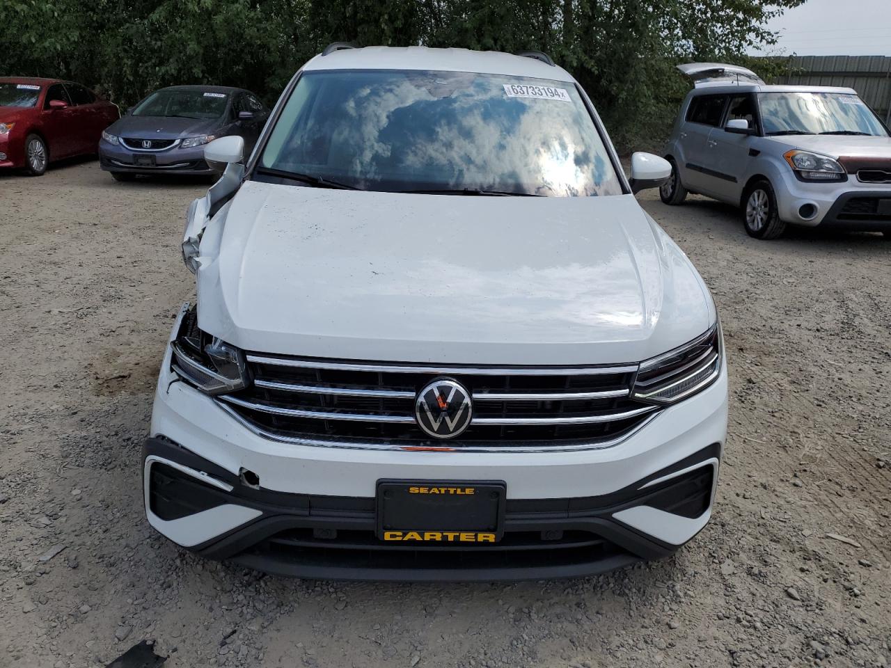 2022 Volkswagen Tiguan S VIN: 3VV0B7AX6NM031032 Lot: 63733194