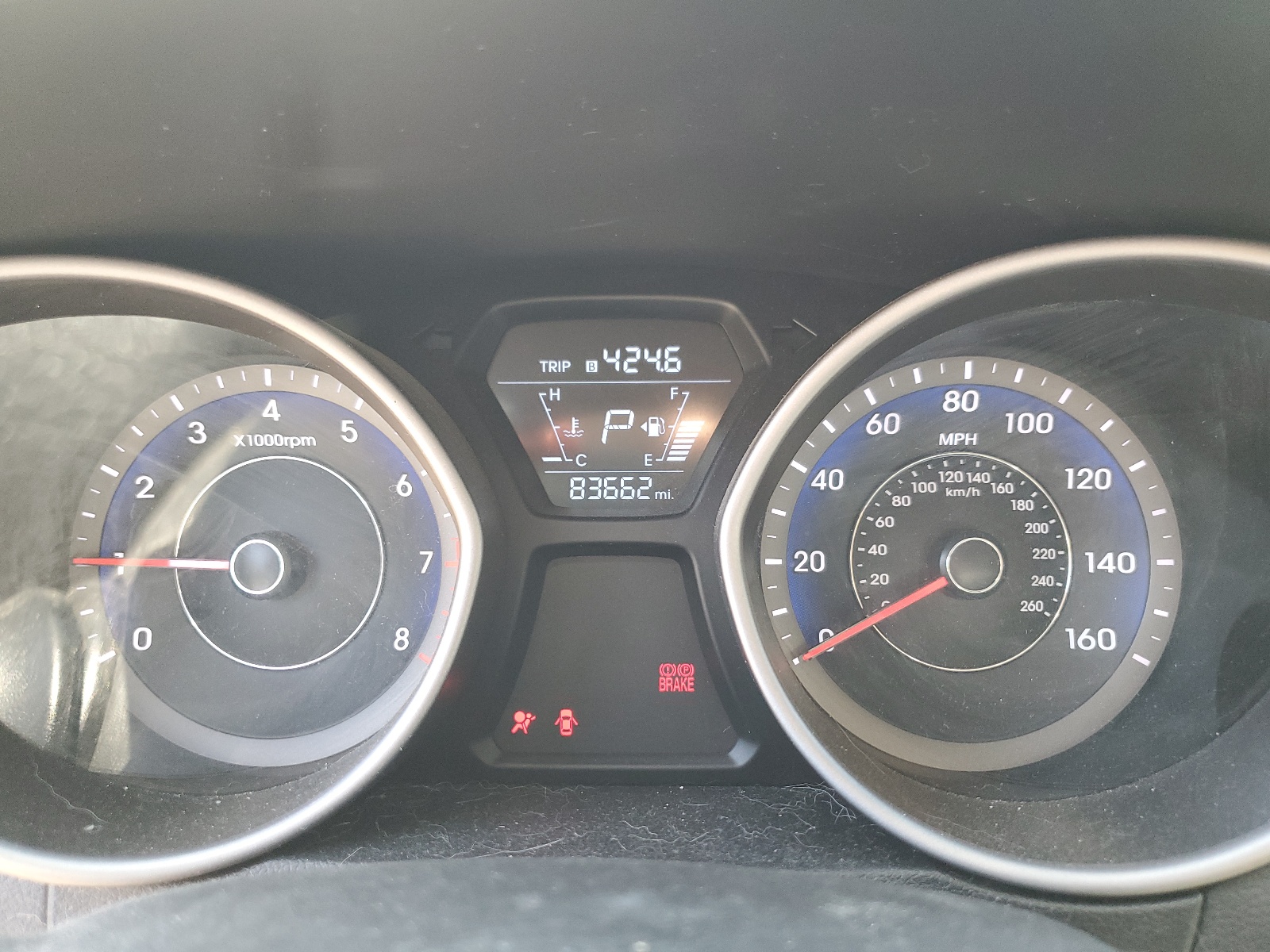 KMHDH4AE6EU164411 2014 Hyundai Elantra Se