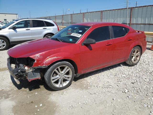 Sedans DODGE AVENGER 2013 Red