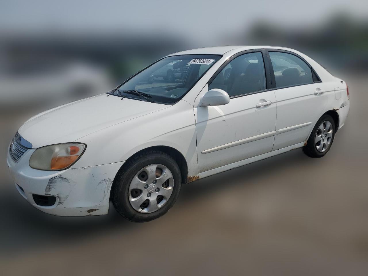 2007 Kia Spectra Ex VIN: KNAFE121275477093 Lot: 64792984