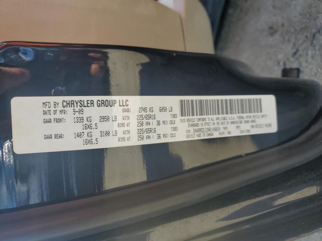 2010 Chrysler Town & Country Touring VIN: 2A4RR5D12AR149024 Lot: 64203764