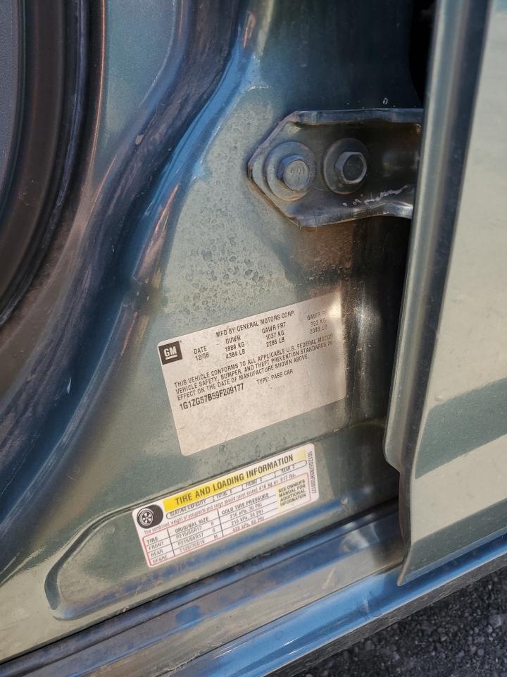 2009 Chevrolet Malibu Ls VIN: 1G1ZG57B59F209177 Lot: 63138124