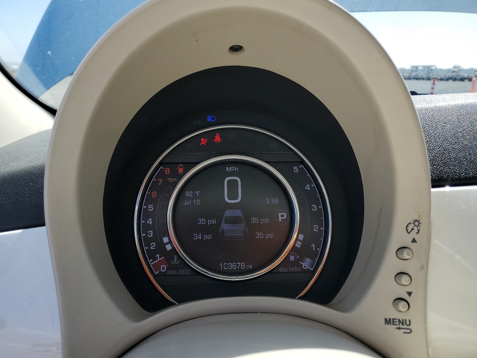 3C3CFFCR5FT502740 2015 Fiat 500 Lounge