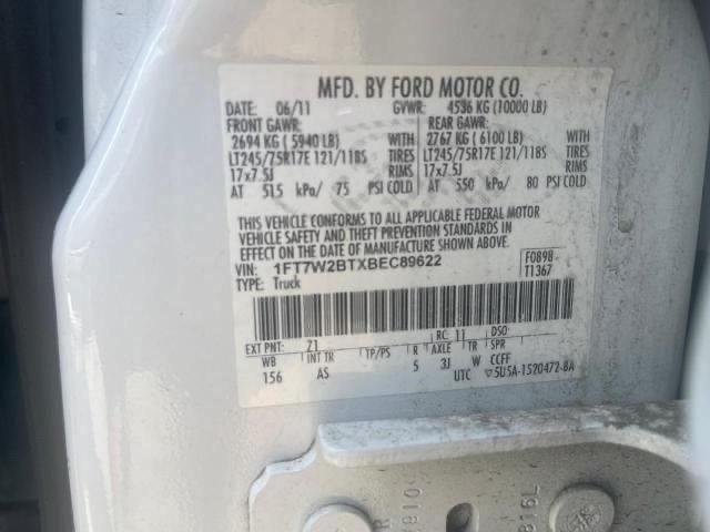 1FT7W2BTXBEC89622 | 2011 Ford f250 super duty