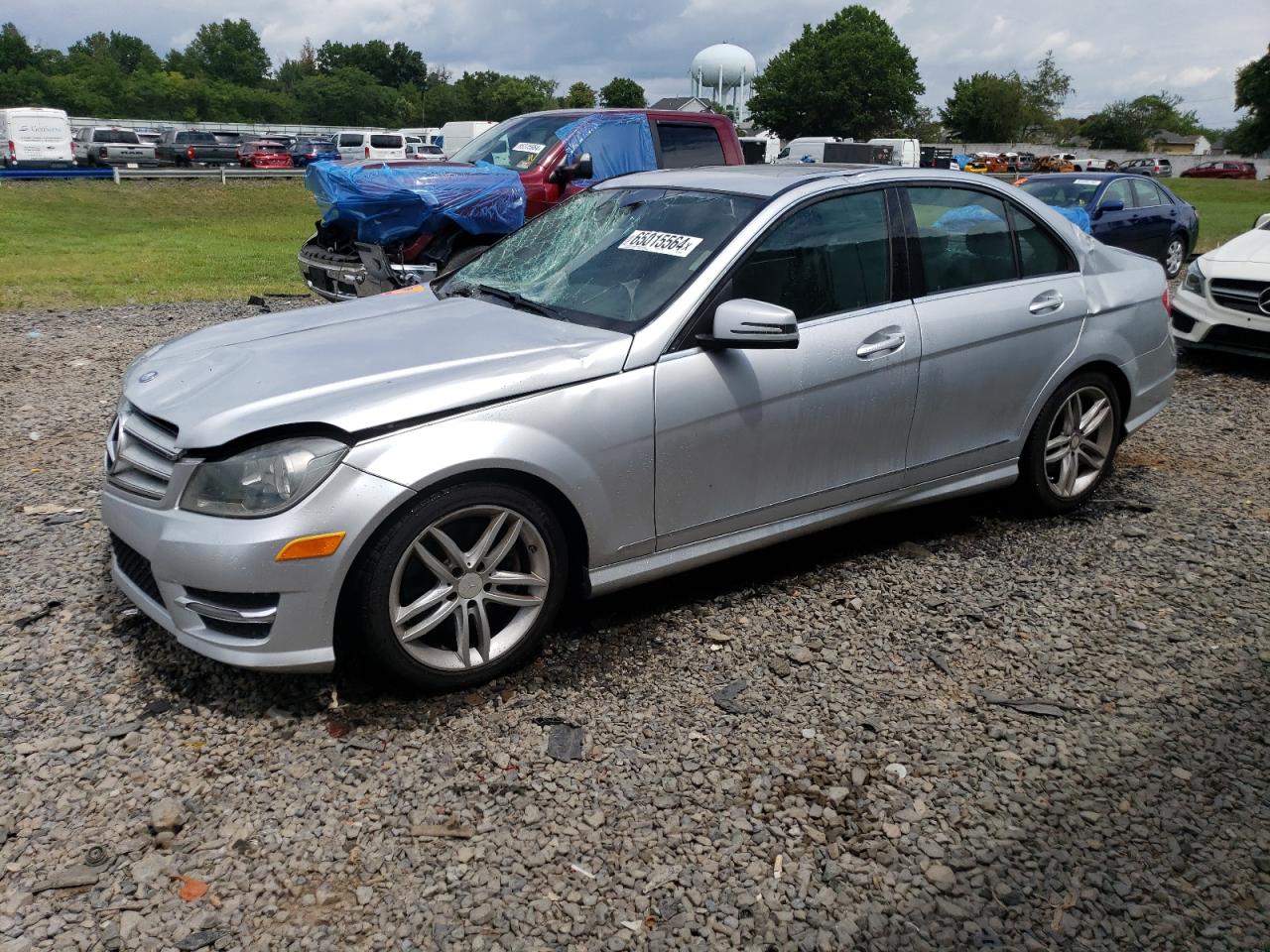 VIN WDDGF8AB8DA885453 2013 MERCEDES-BENZ C-CLASS no.1