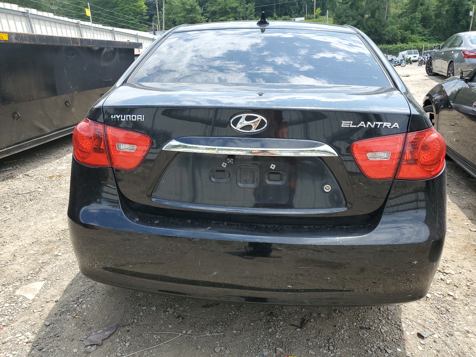 KMHDU4AD2AU989987 2010 Hyundai Elantra Blue