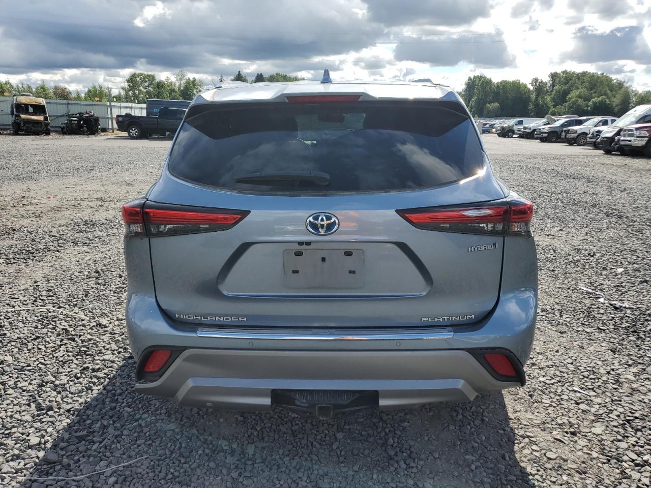 2021 Toyota Highlander Hybrid Platinum VIN: 5TDEBRCH8MS020070 Lot: 65025384