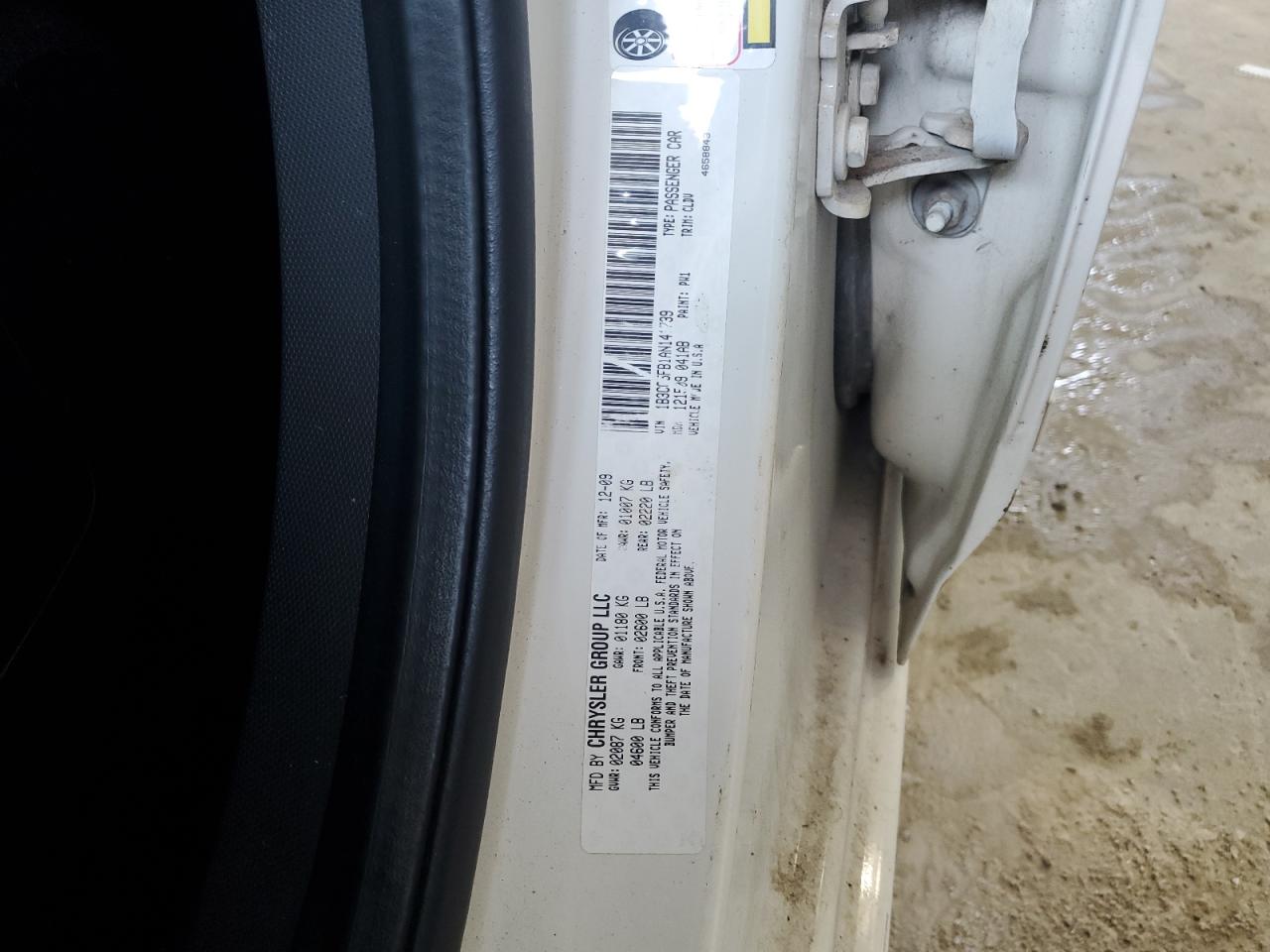 2010 Dodge Avenger R/T VIN: 1B3CC5FB1AN141739 Lot: 64979704