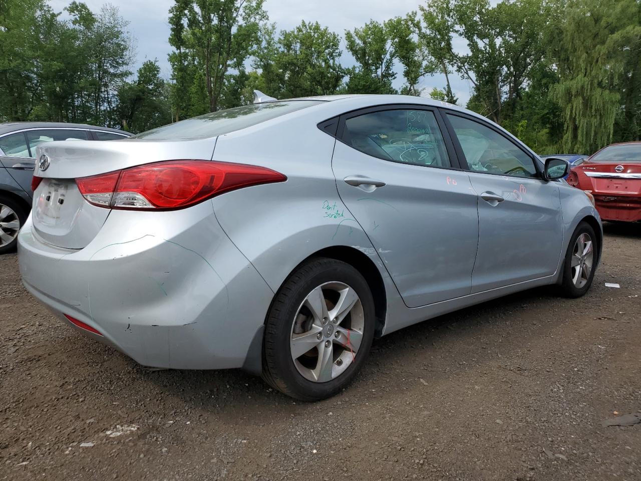 2013 Hyundai Elantra Gls VIN: 5NPDH4AE2DH276880 Lot: 63095424