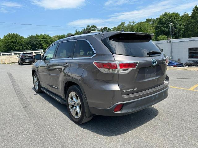 5TDDCRFH3ES006714 | 2014 Toyota highlander hybrid limited